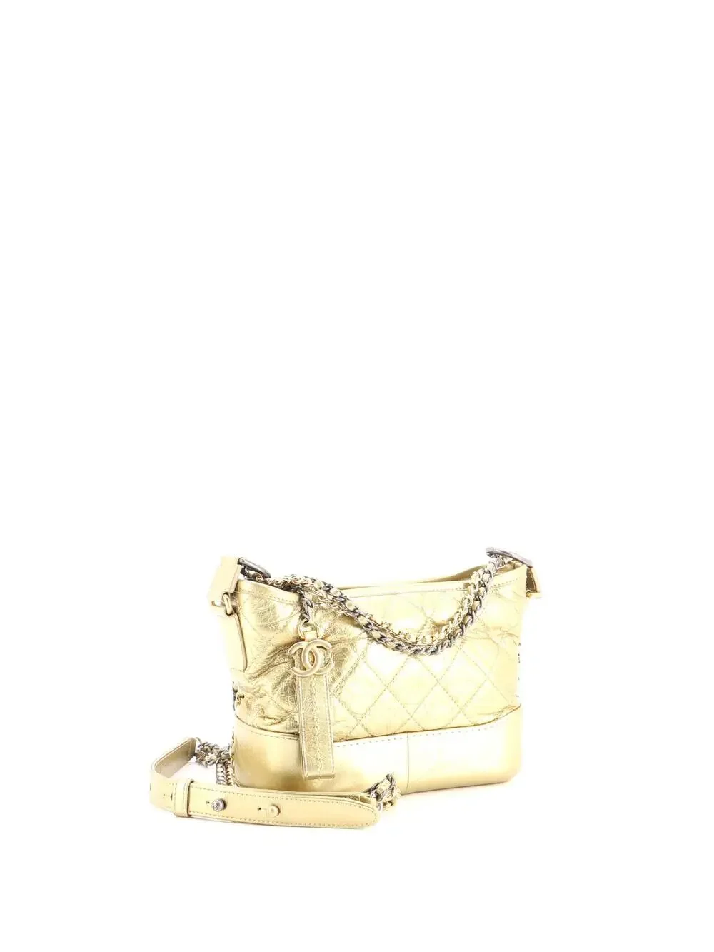 Chanel Gabrielle Hobo Quilted Metallic #331639C23B